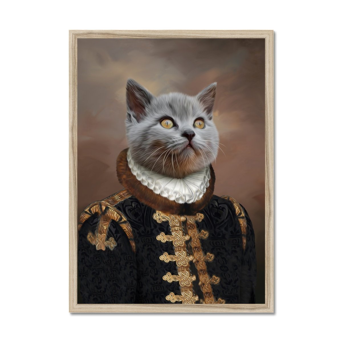 The Count: Custom Pet Portrait | custom pet portrait | Paw & Glory