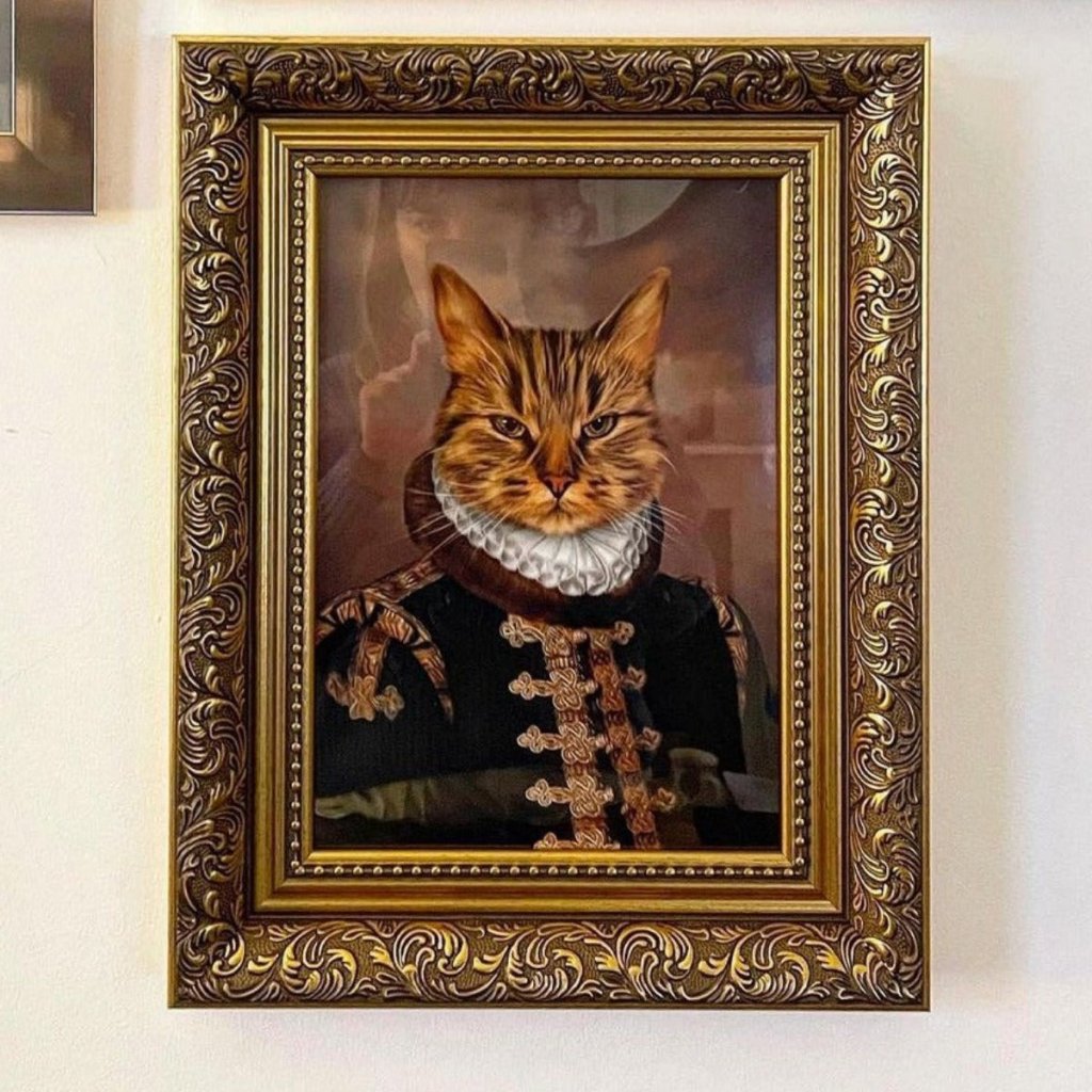 The Count: Custom Pet Portrait | custom pet portrait | Paw & Glory