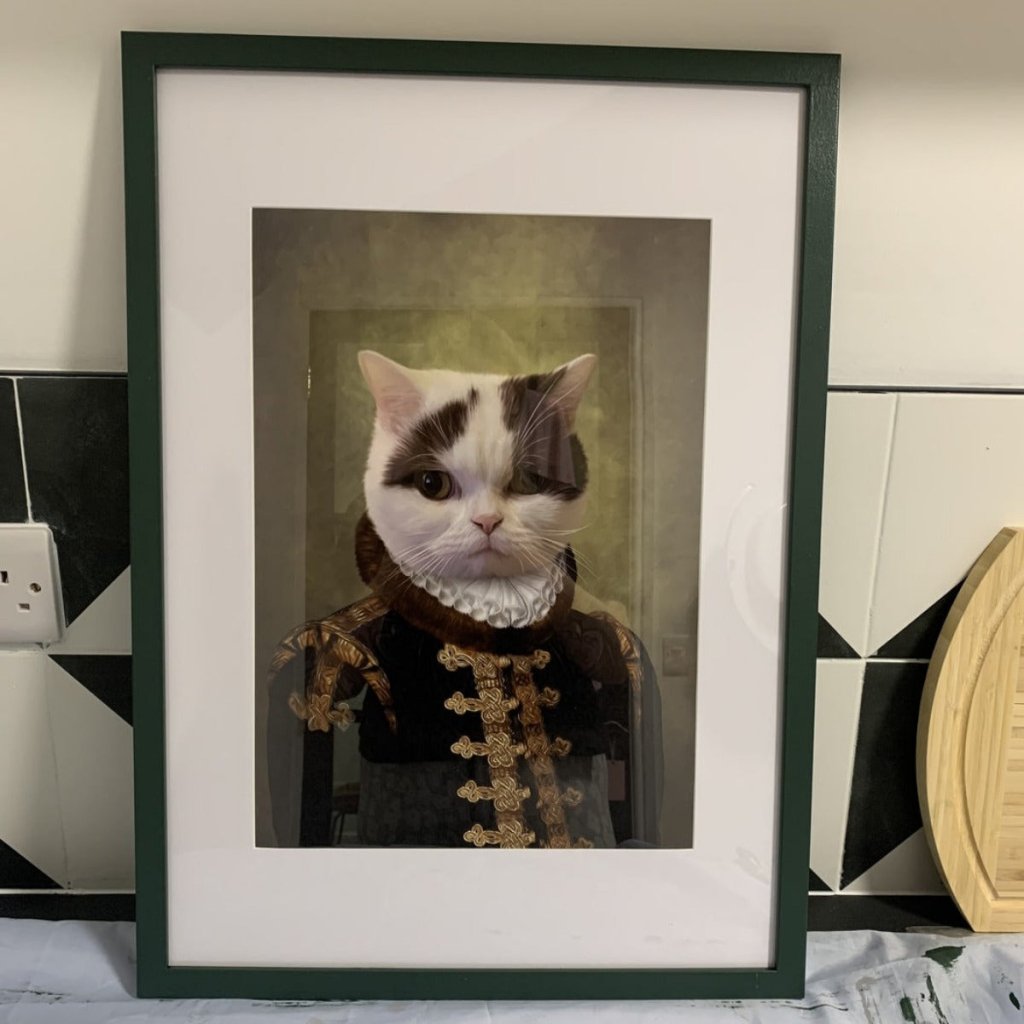 The Count: Custom Pet Portrait | personalized pet portrait | Paw & Glory