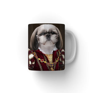 The Countess: Custom Pet Coffee Mug - Paw & Glory - Dog Portraits - Pet Portraits