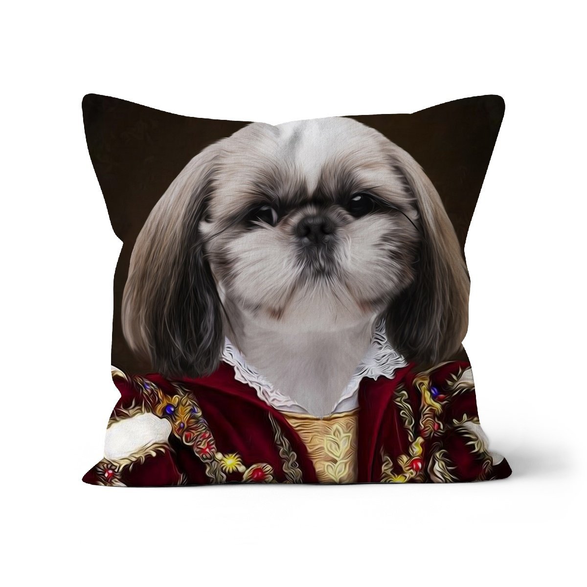Pet Portraits | The Countess: Custom Pet Pillow | Paw & Glory