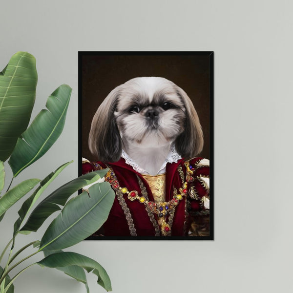 The Countess: Custom Pet Portrait | framed pet portrait | Paw & Glory