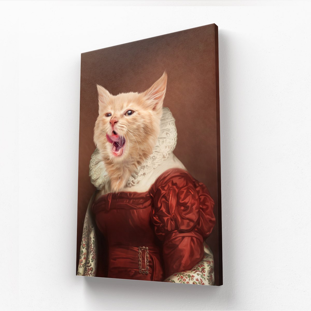 Pet Portraits | The Countryside Girl: Custom Pet Canvas | Paw & Glory