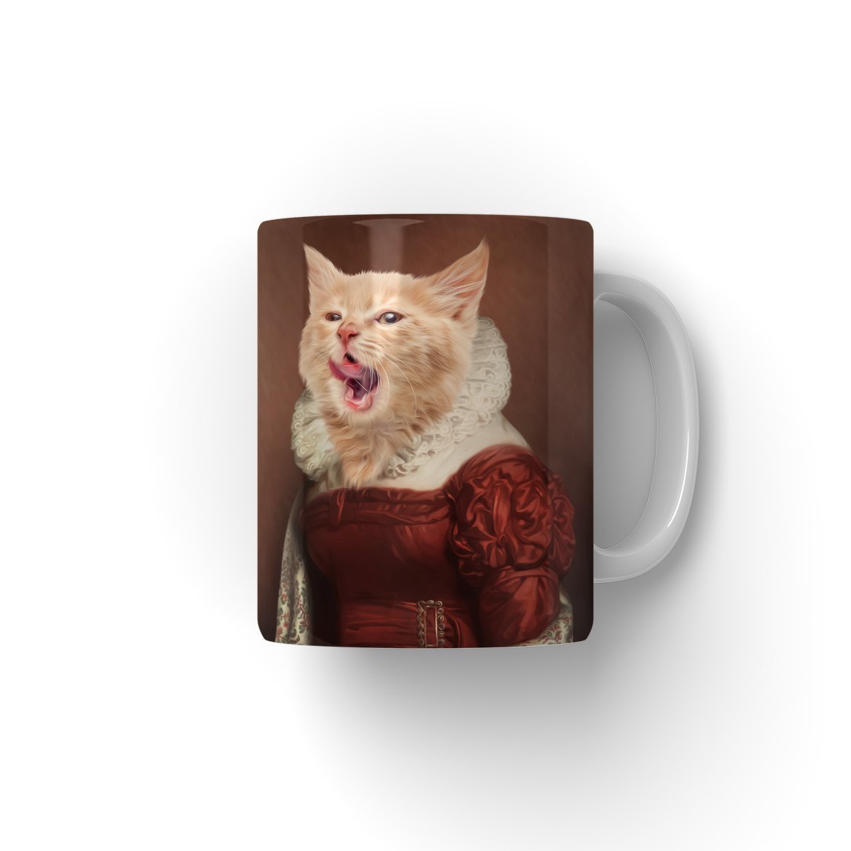 Pet Portraits | The Countryside Girl: Custom Pet Coffee Mug | Paw & Glory
