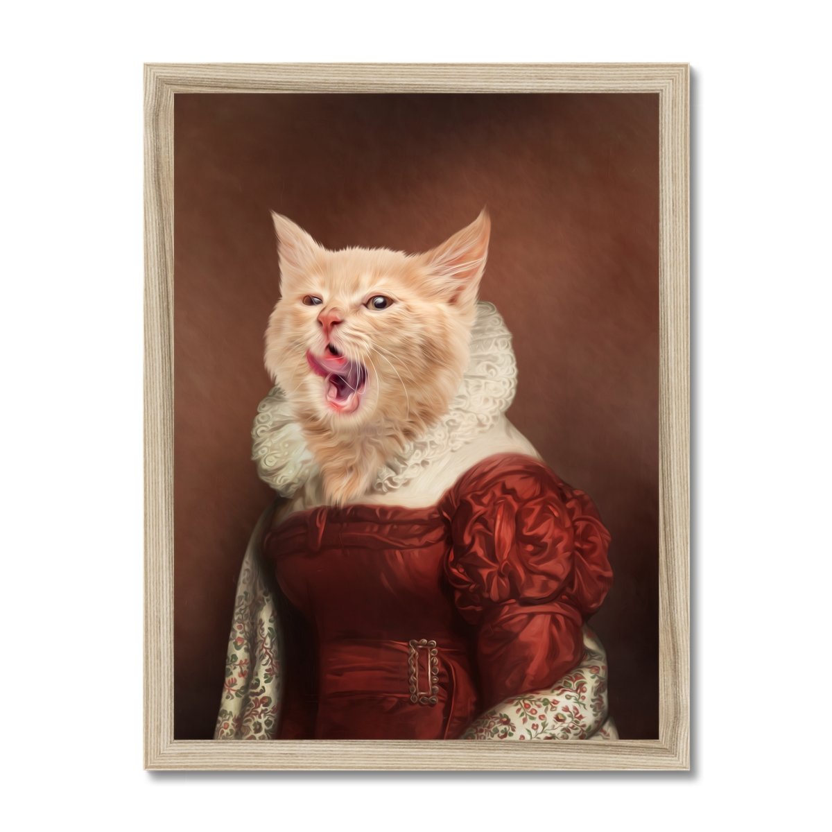 Pet Portraits | The Countryside Girl: Custom Pet Portrait | Paw & Glory