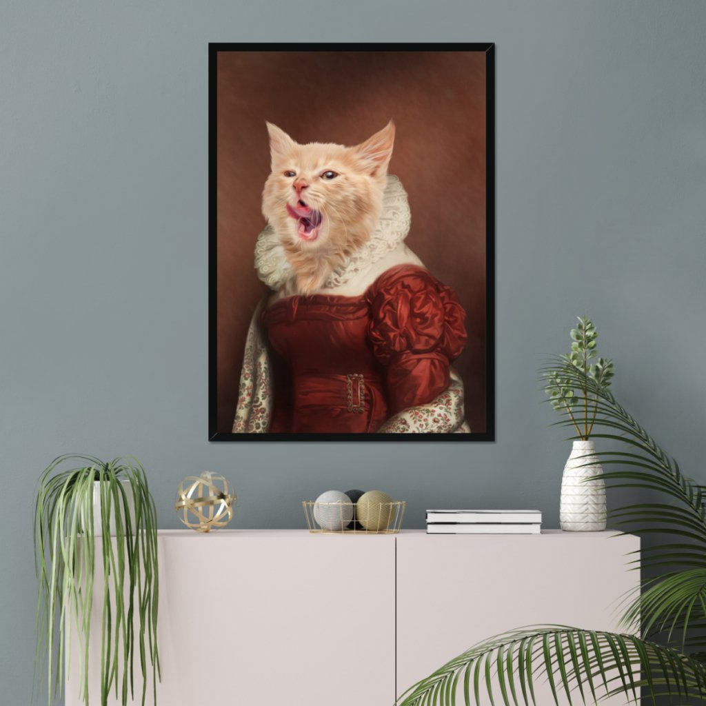 Pet Portraits | The Countryside Girl: Custom Pet Portrait | Paw & Glory