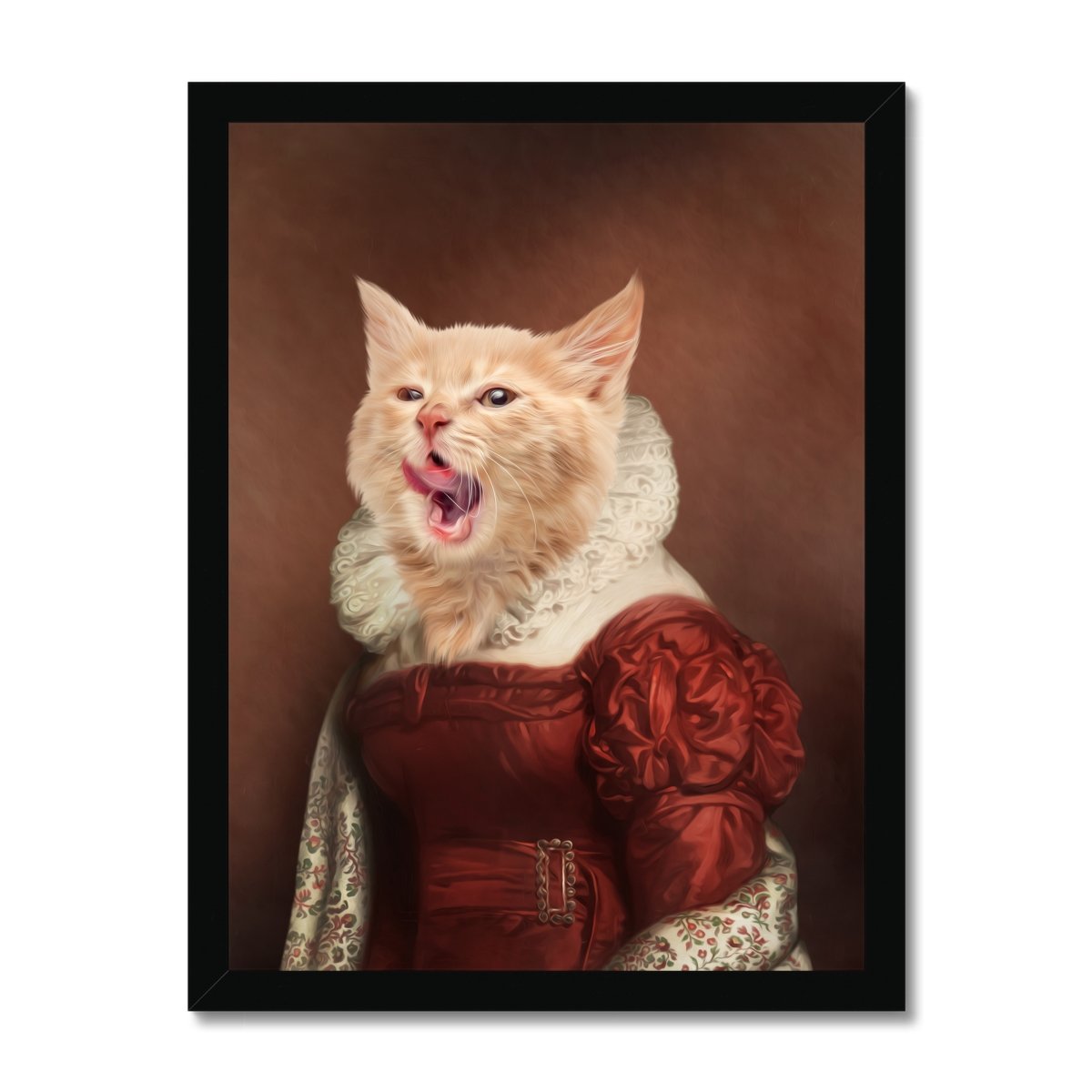 Pet Portraits | The Countryside Girl: Custom Pet Portrait | Paw & Glory