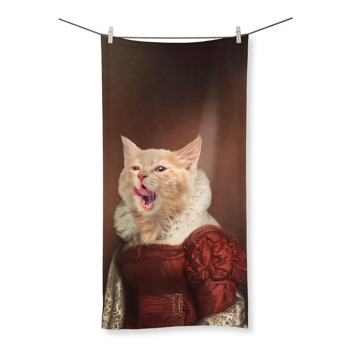 Pet Portraits | The Countryside Girl: Custom Pet Towel | Paw & Glory