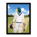 The Cricket Prodigy: Animal Art Framed Portrait
