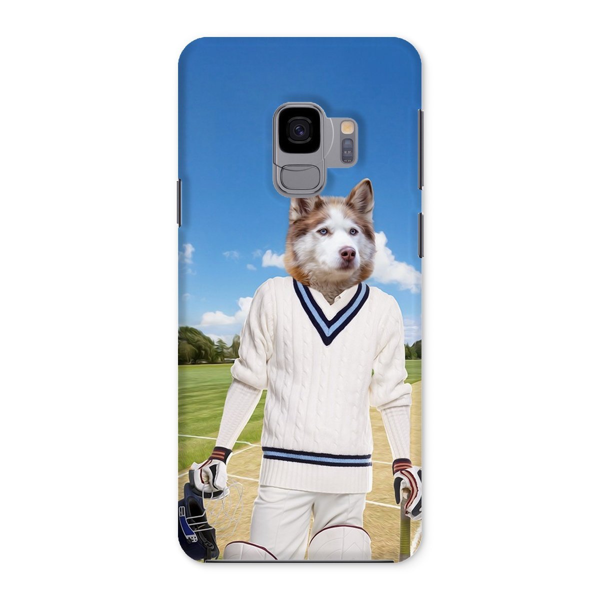 The Cricket Prodigy: Custom Pet Phone Case - Paw & Glory - Dog Portraits - Pet Portraits