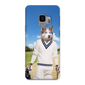 The Cricket Prodigy: Custom Pet Phone Case - Paw & Glory - Dog Portraits - Pet Portraits