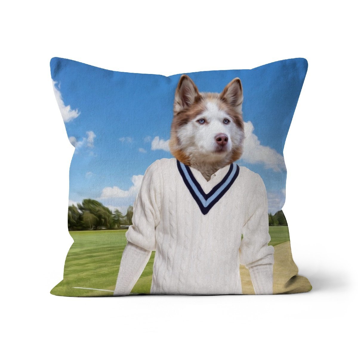 Pet Portraits | The Cricket Prodigy: Custom Pet Pillow | Paw & Glory