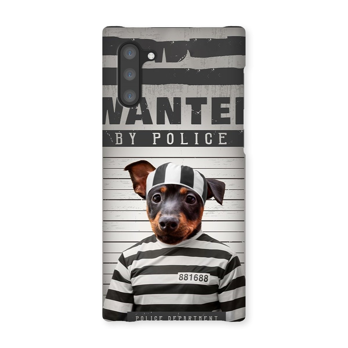 Pet Portraits | The Criminal: Custom Pet Phone Case | Paw & Glory