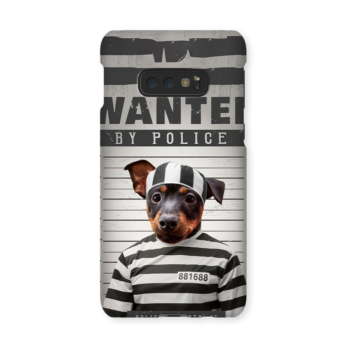 Pet Portraits | The Criminal: Custom Pet Phone Case | Paw & Glory
