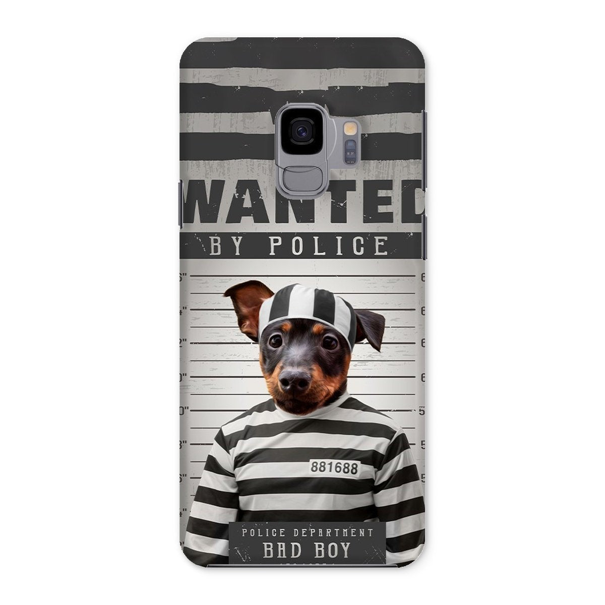 Pet Portraits | The Criminal: Custom Pet Phone Case | Paw & Glory