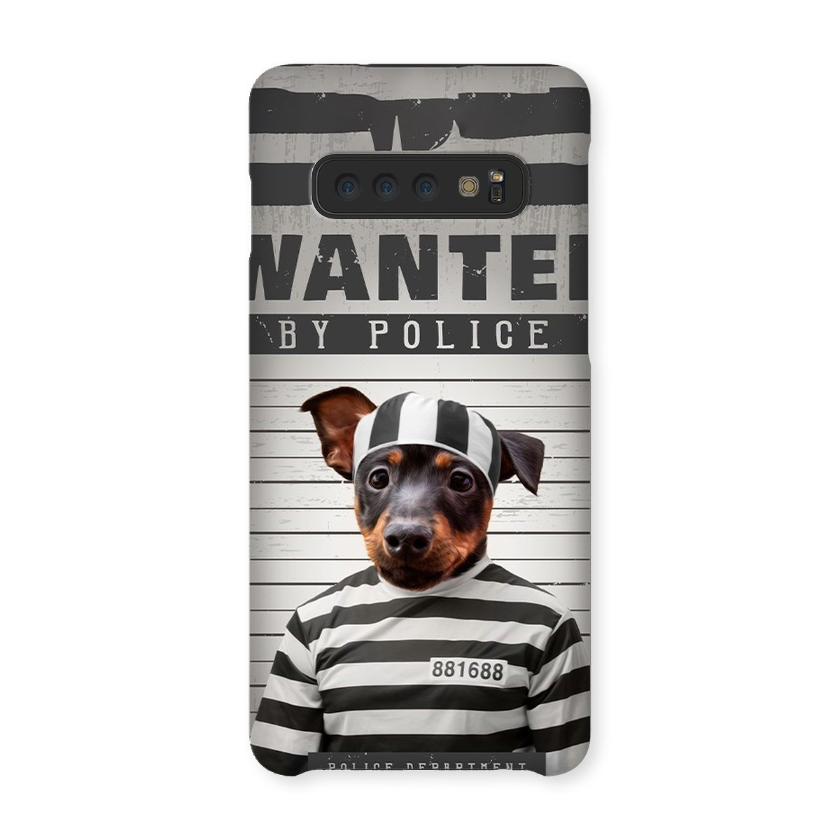 Pet Portraits | The Criminal: Custom Pet Phone Case | Paw & Glory