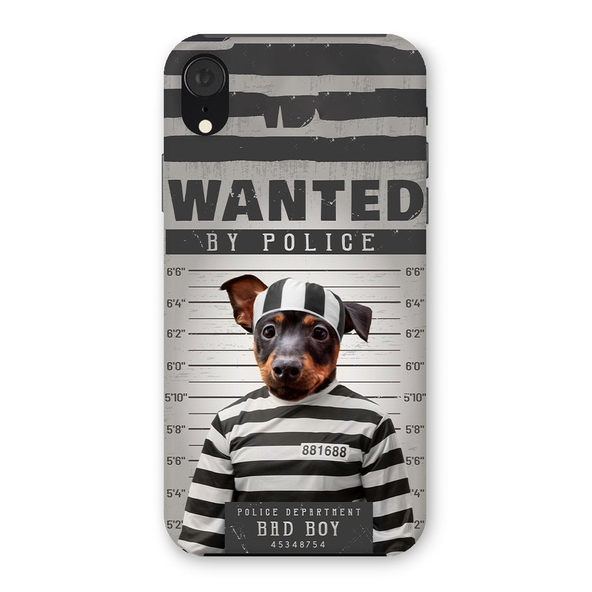 Pet Portraits | The Criminal: Custom Pet Phone Case | Paw & Glory