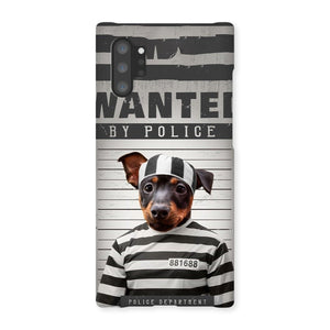 The Criminal: Custom Pet Phone Case - Paw & Glory - Dog Portraits - Pet Portraits