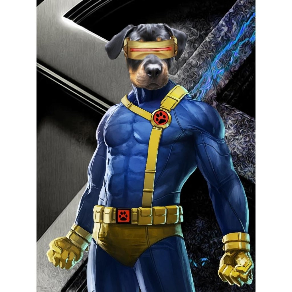 Pet Portraits | The Cyclops: Custom Digital Download Pet Portrait | Paw & Glory