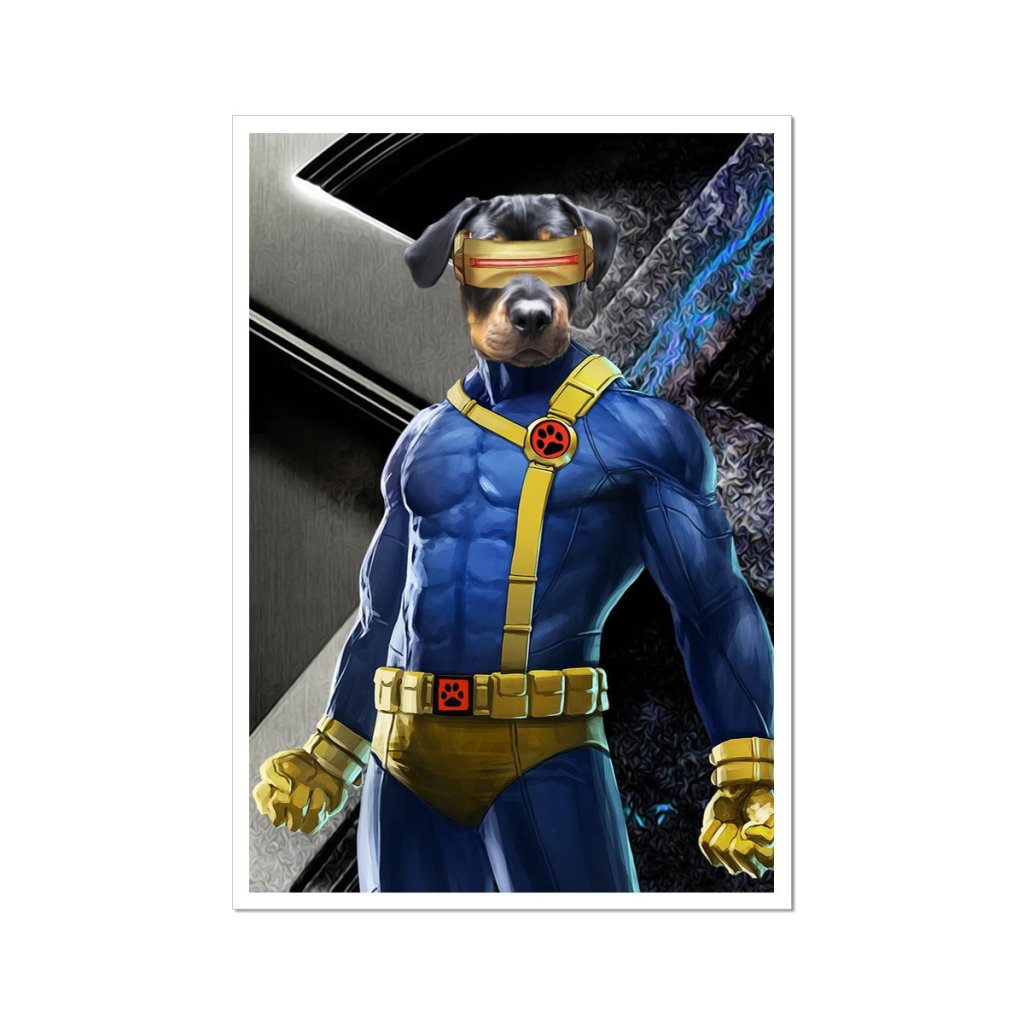 Pet Portraits | The Cyclops: Custom Pet Poster | Paw & Glory