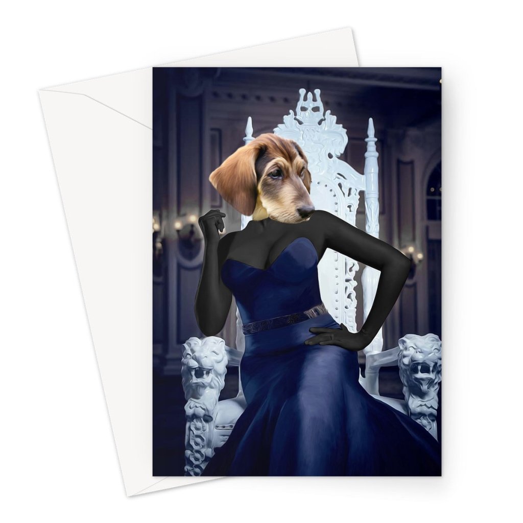 Pet Portraits | The Cynthia: Custom Pet Greeting Card | Paw & Glory