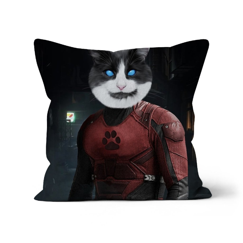 Pet Portraits | The Dare Devil: Custom Pet Pillow | Paw & Glory