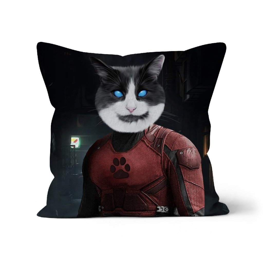 Pet Portraits | The Dare Devil: Custom Pet Pillow | Paw & Glory