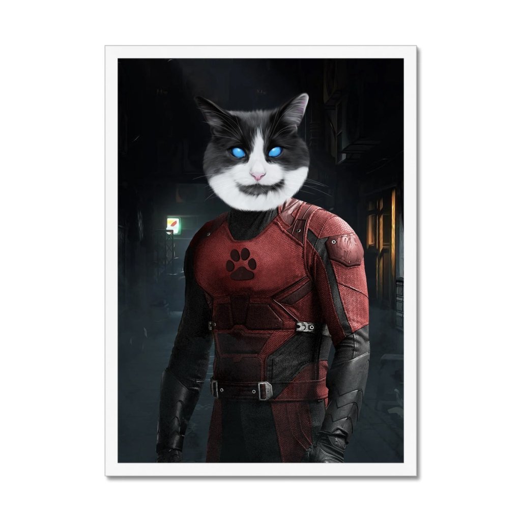 Pet Portraits | The Dare Devil: Custom Pet Portrait | Paw & Glory