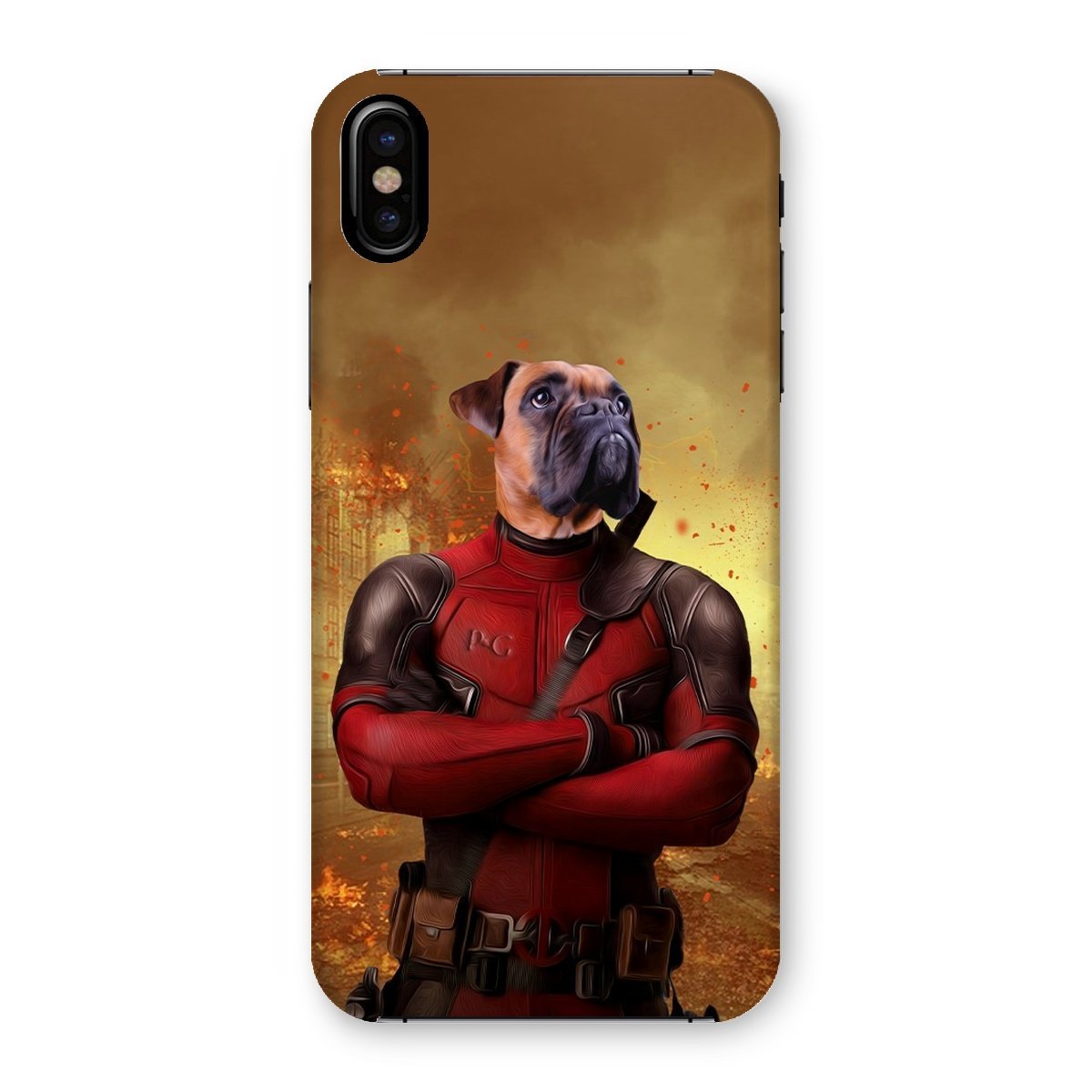 Pet Portraits | The Deadpawl: Custom Pet Phone Case | Paw & Glory