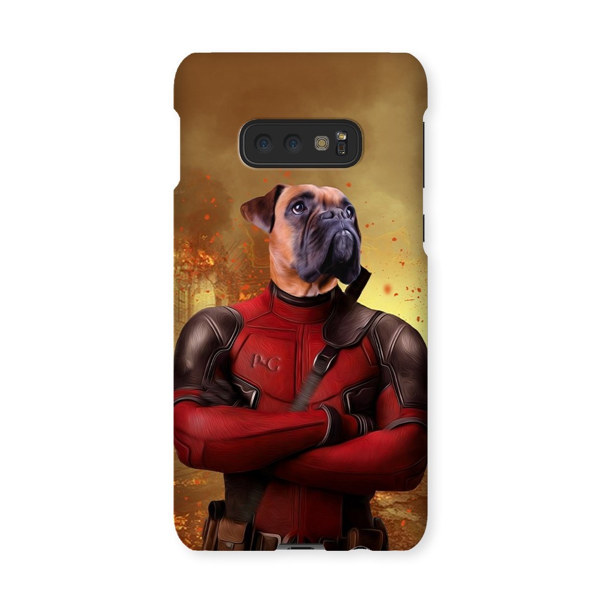 Pet Portraits | The Deadpawl: Custom Pet Phone Case | Paw & Glory