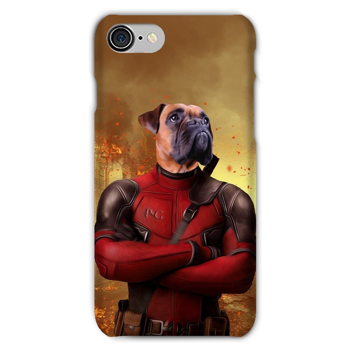 Pet Portraits | The Deadpawl: Custom Pet Phone Case | Paw & Glory