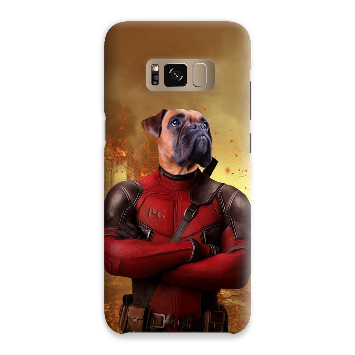 Pet Portraits | The Deadpawl: Custom Pet Phone Case | Paw & Glory