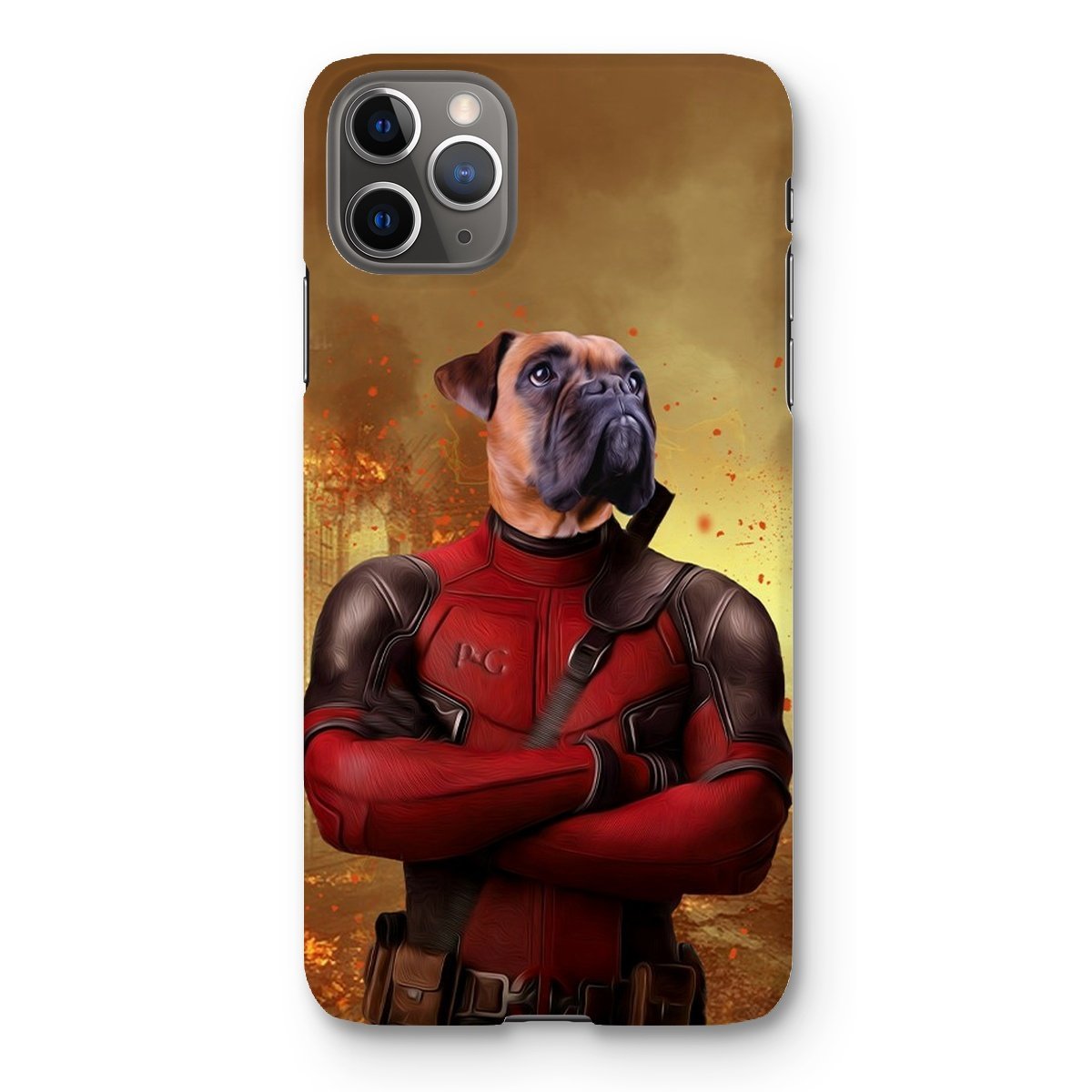 Pet Portraits | The Deadpawl: Custom Pet Phone Case | Paw & Glory