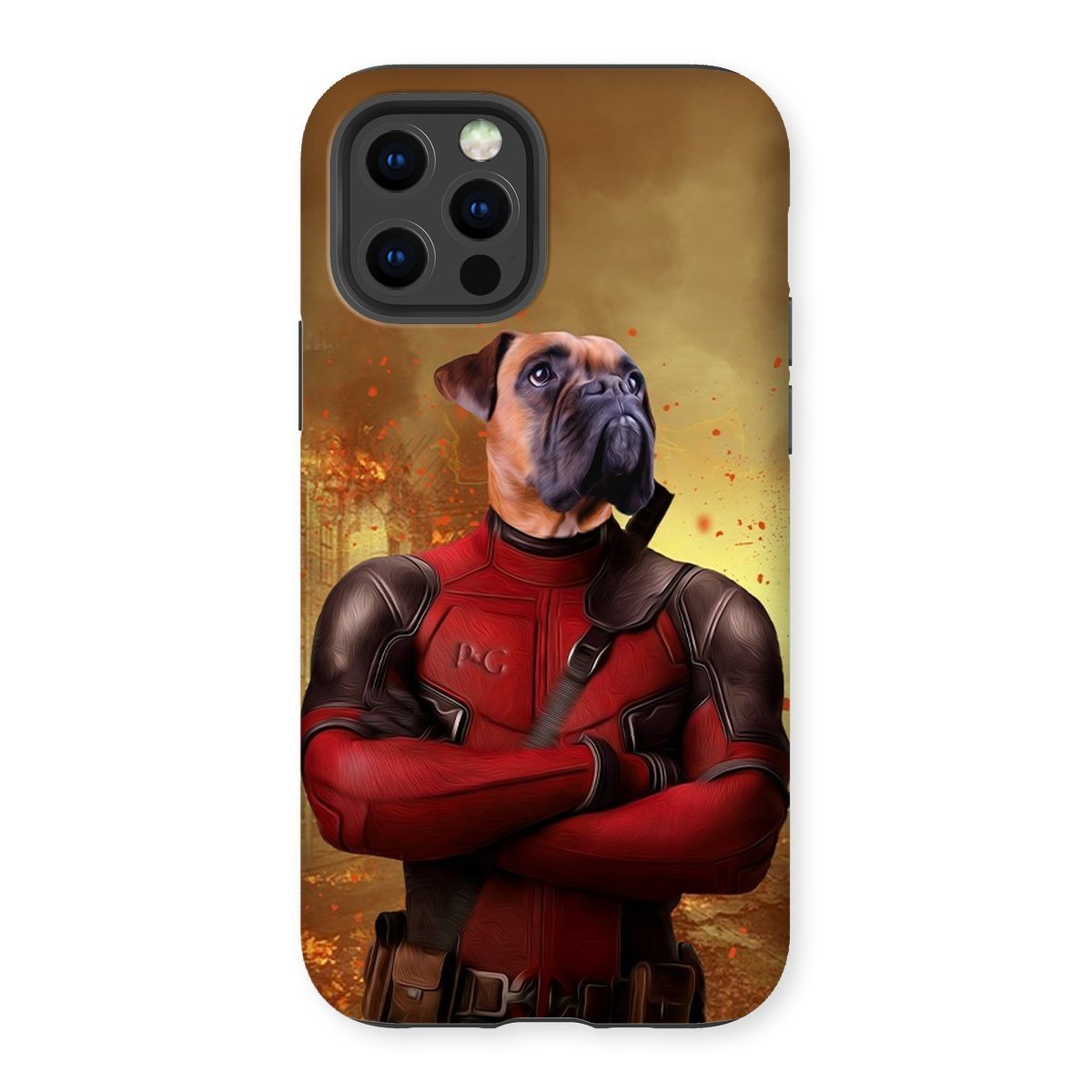 Pet Portraits | The Deadpawl: Custom Pet Phone Case | Paw & Glory