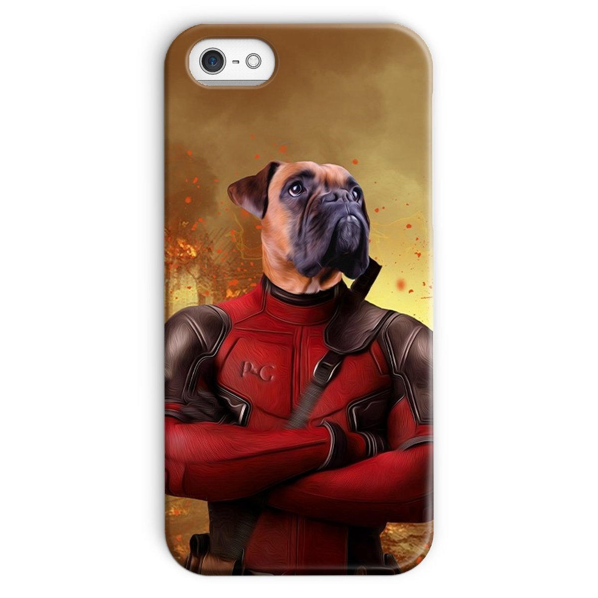 Pet Portraits | The Deadpawl: Custom Pet Phone Case | Paw & Glory
