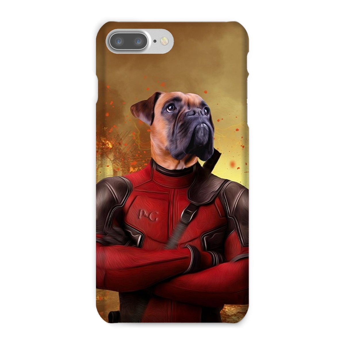 Pet Portraits | The Deadpawl: Custom Pet Phone Case | Paw & Glory