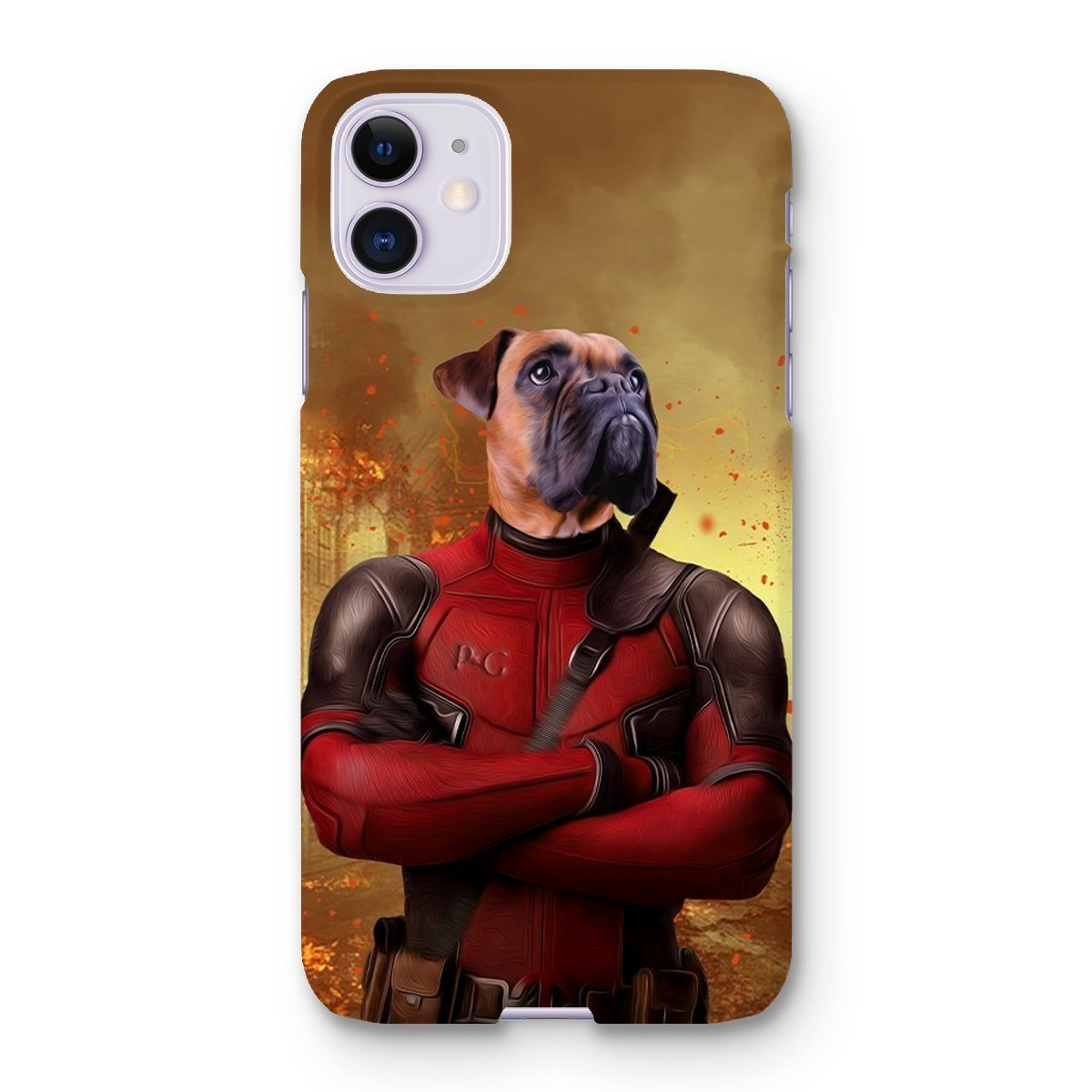 Pet Portraits | The Deadpawl: Custom Pet Phone Case | Paw & Glory