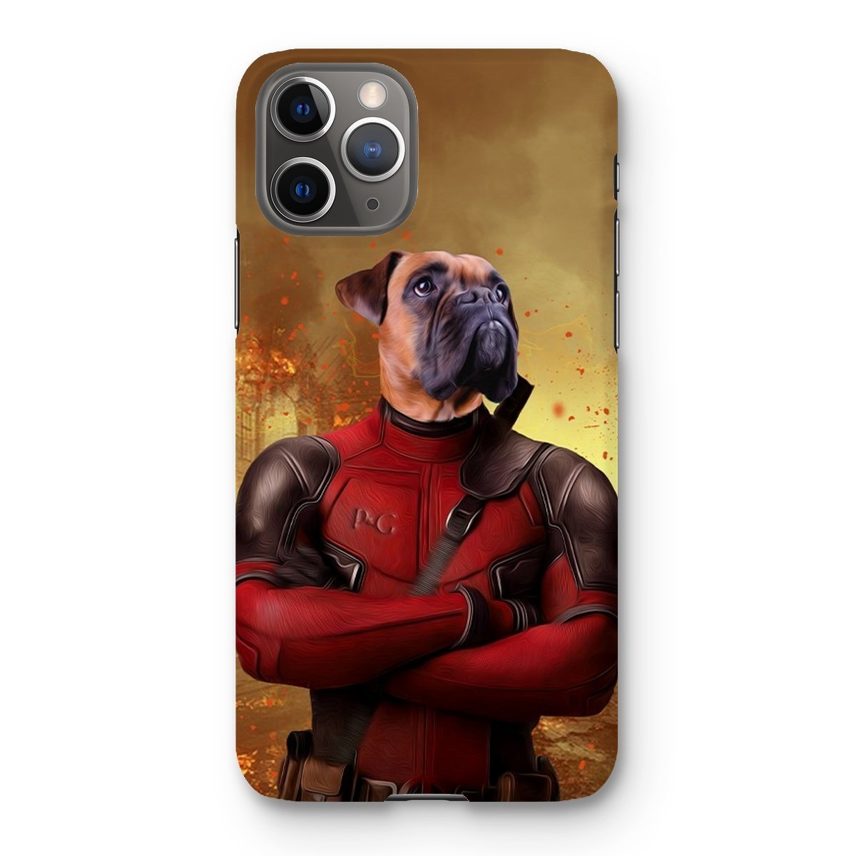 Pet Portraits | The Deadpawl: Custom Pet Phone Case | Paw & Glory