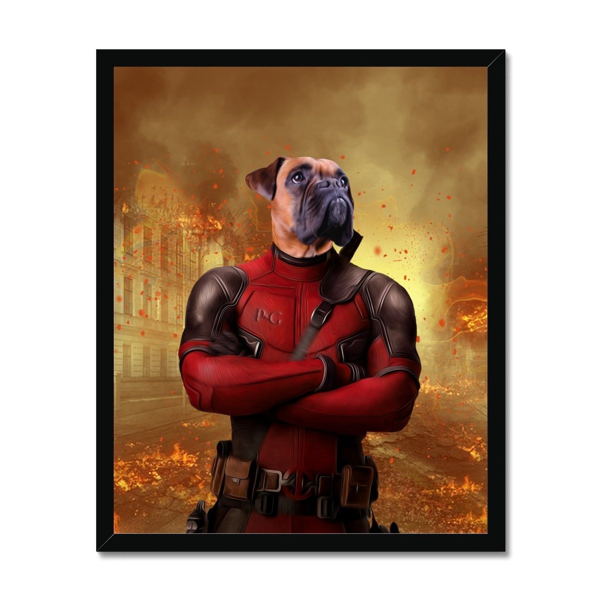 Pet Portraits | The Deadpawl: Custom Pet Portrait | Paw & Glory