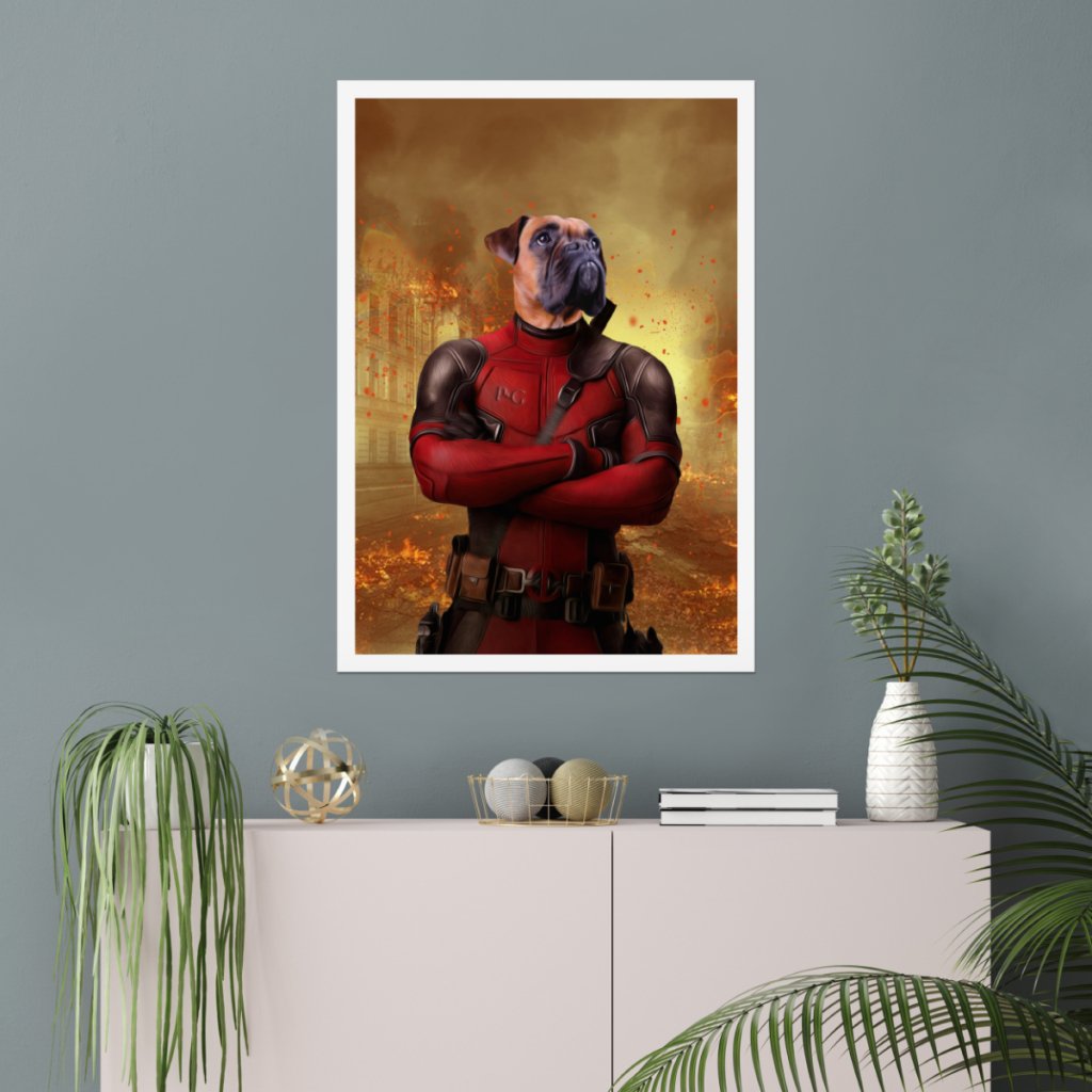 Pet Portraits | The Deadpawl: Custom Pet Poster | Paw & Glory