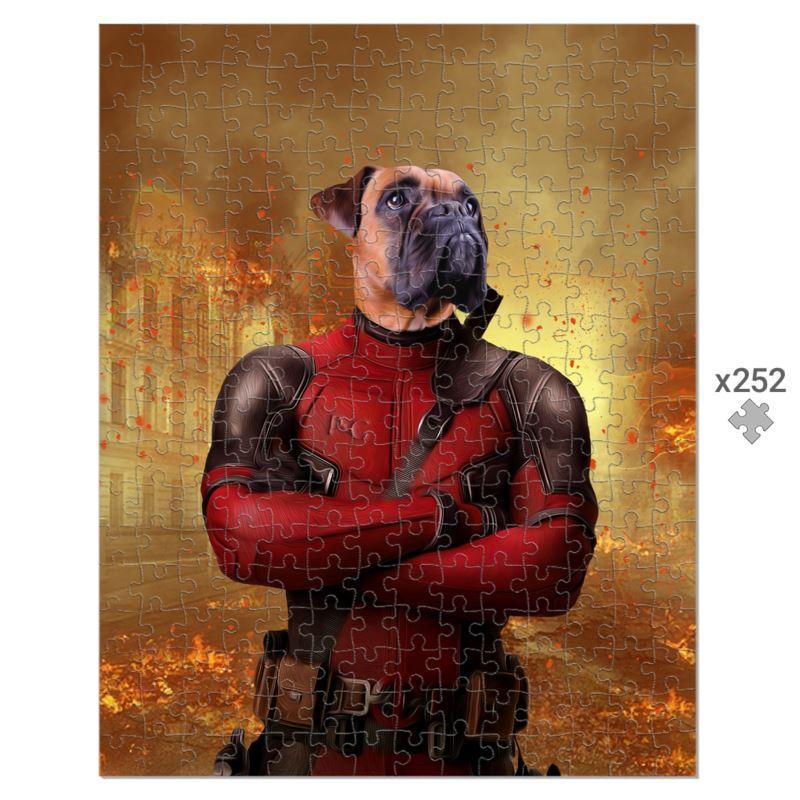 Pet Portraits | The Deadpawl: Custom Pet Puzzle | Paw & Glory