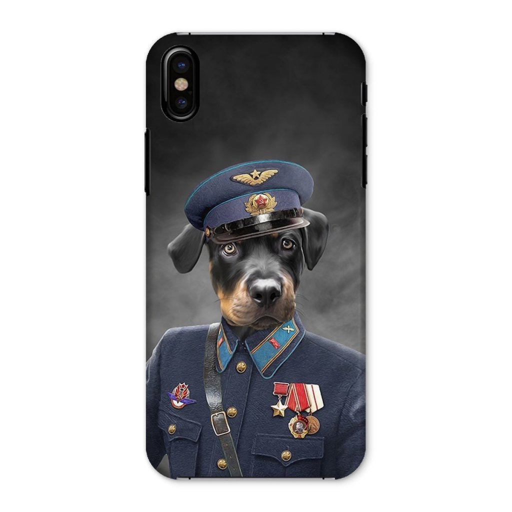 Pet Portraits | The Decorated Soldier: Custom Pet Phone Case | Paw & Glory