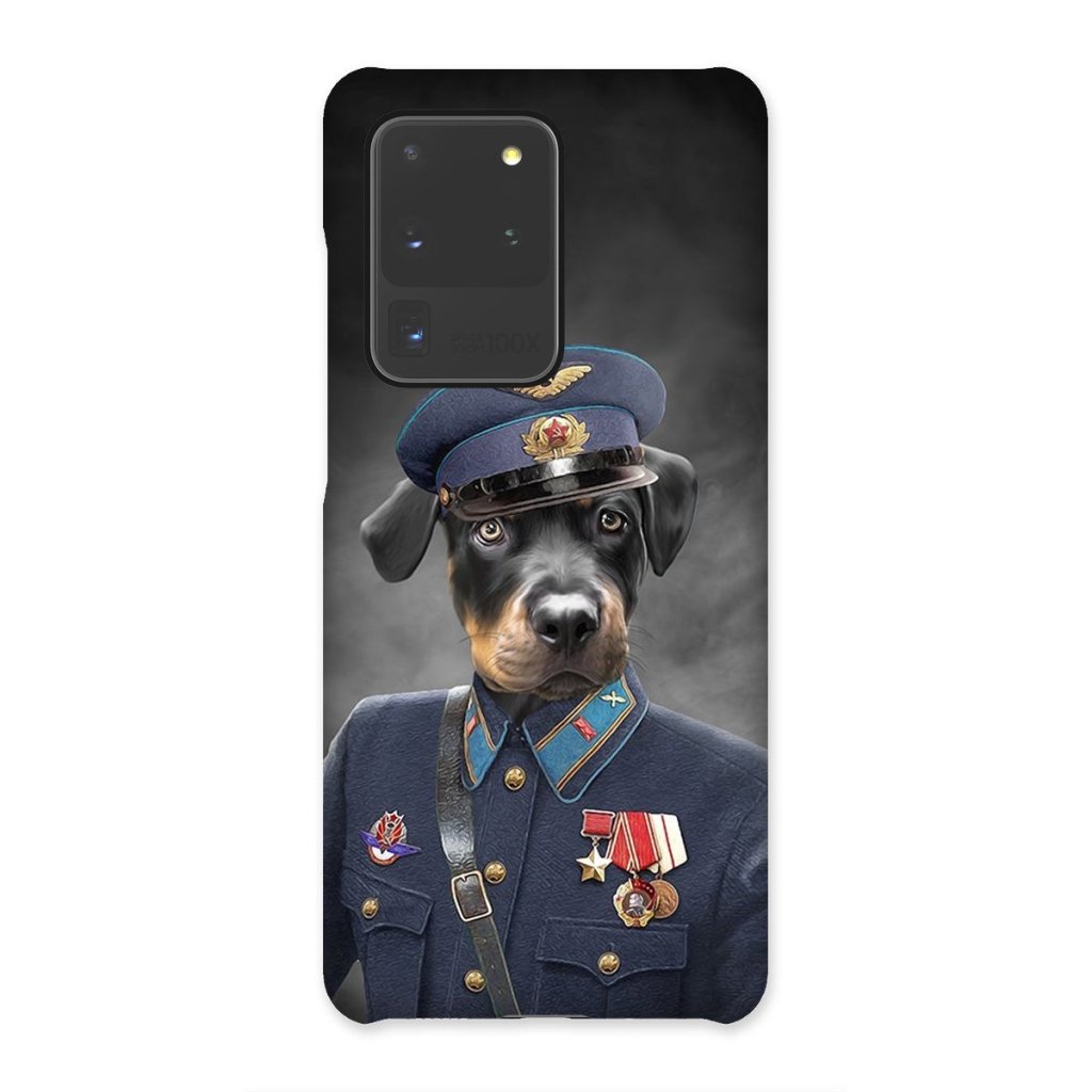 Pet Portraits | The Decorated Soldier: Custom Pet Phone Case | Paw & Glory