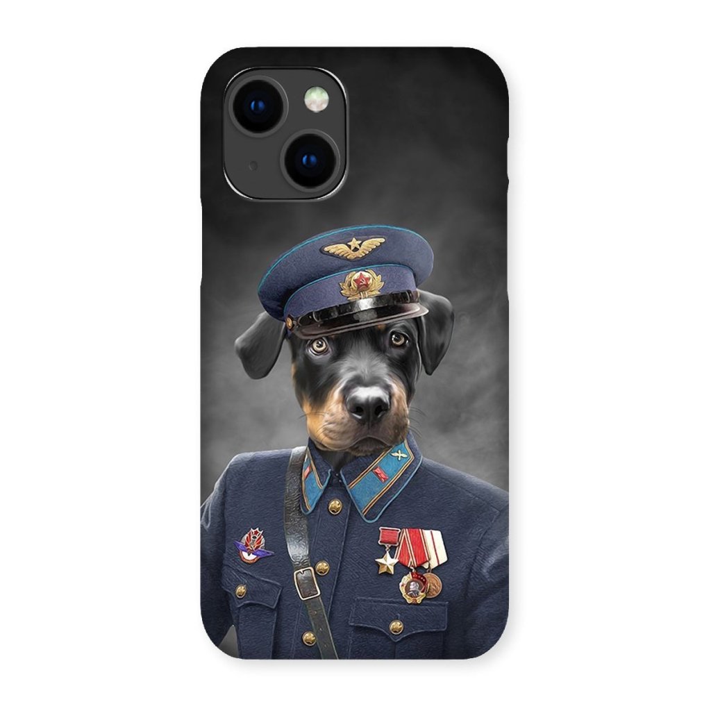 Pet Portraits | The Decorated Soldier: Custom Pet Phone Case | Paw & Glory