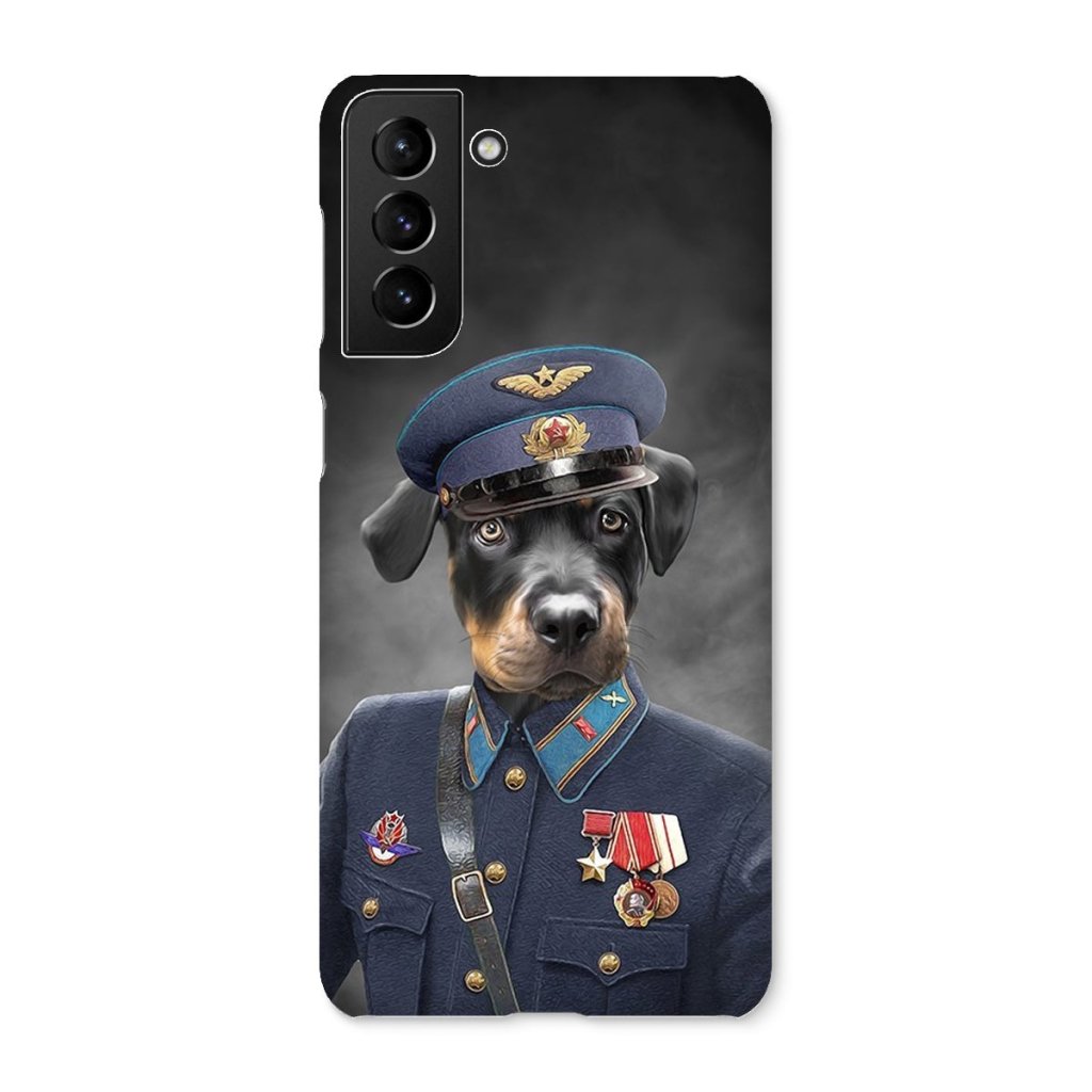 Pet Portraits | The Decorated Soldier: Custom Pet Phone Case | Paw & Glory