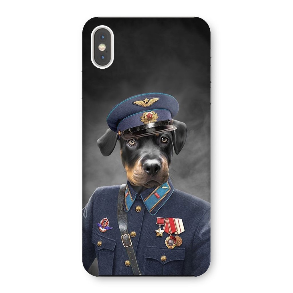 Pet Portraits | The Decorated Soldier: Custom Pet Phone Case | Paw & Glory