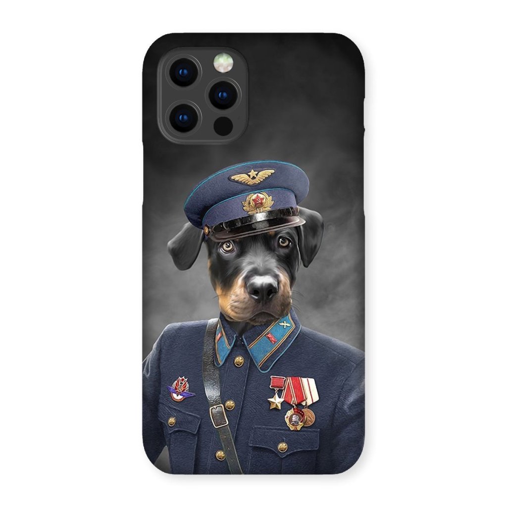 Pet Portraits | The Decorated Soldier: Custom Pet Phone Case | Paw & Glory