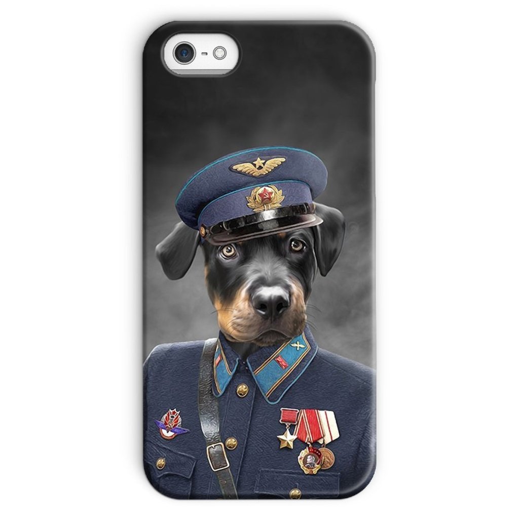 Pet Portraits | The Decorated Soldier: Custom Pet Phone Case | Paw & Glory