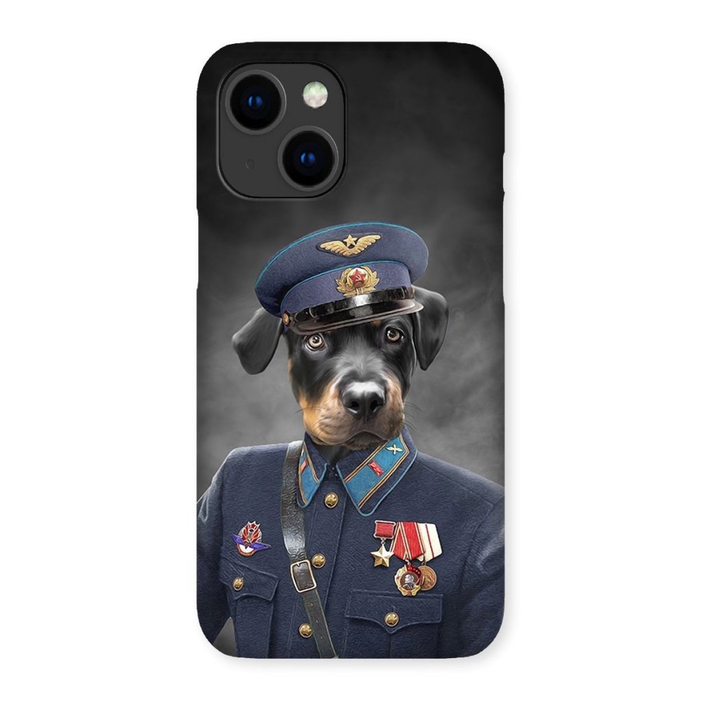 Pet Portraits | The Decorated Soldier: Custom Pet Phone Case | Paw & Glory