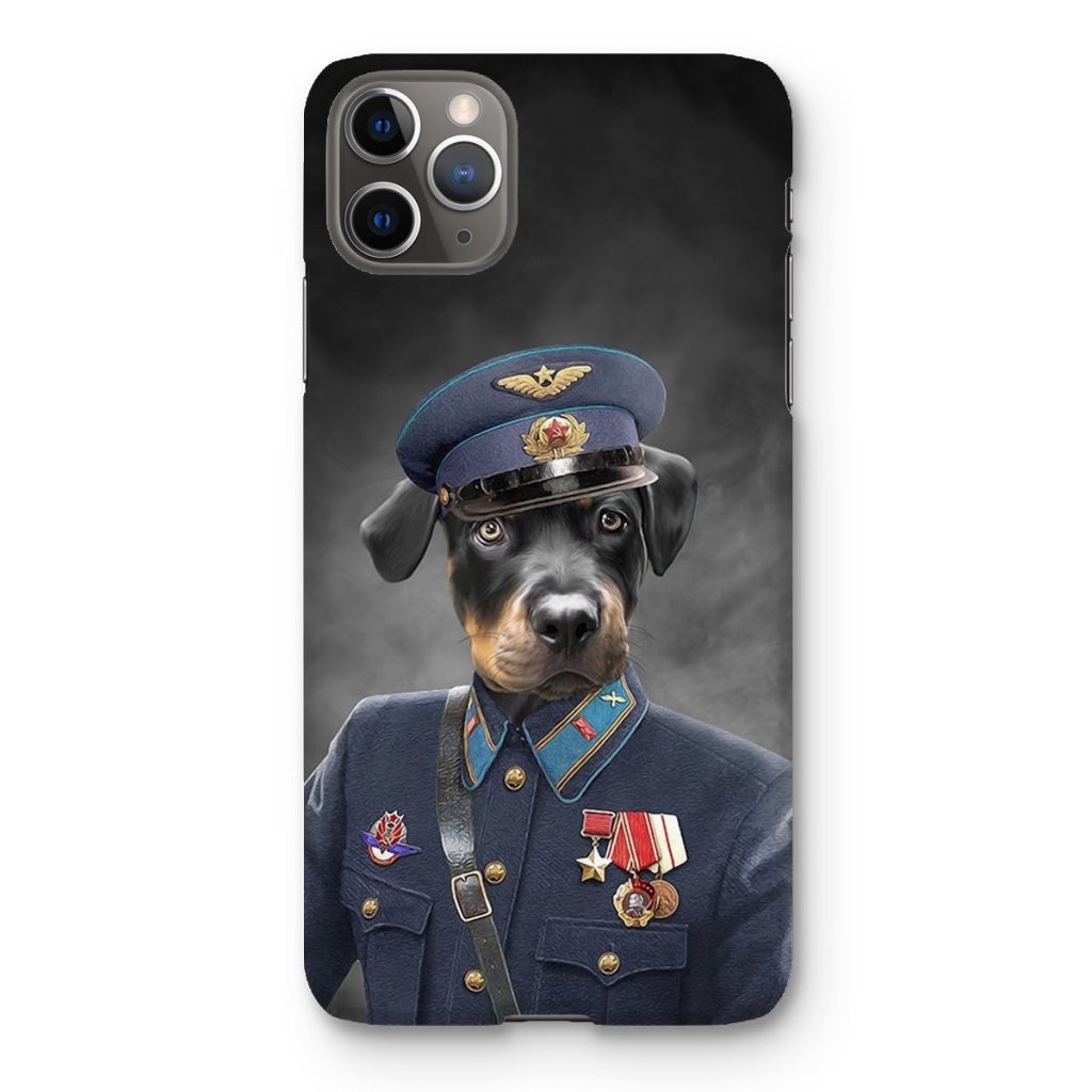Pet Portraits | The Decorated Soldier: Custom Pet Phone Case | Paw & Glory
